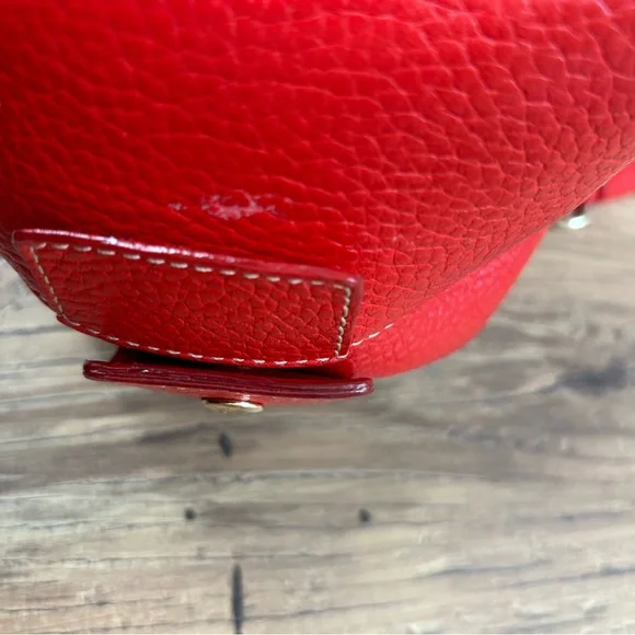 Kate Spade Red Leather Large Satchel - Picture 4 of 6